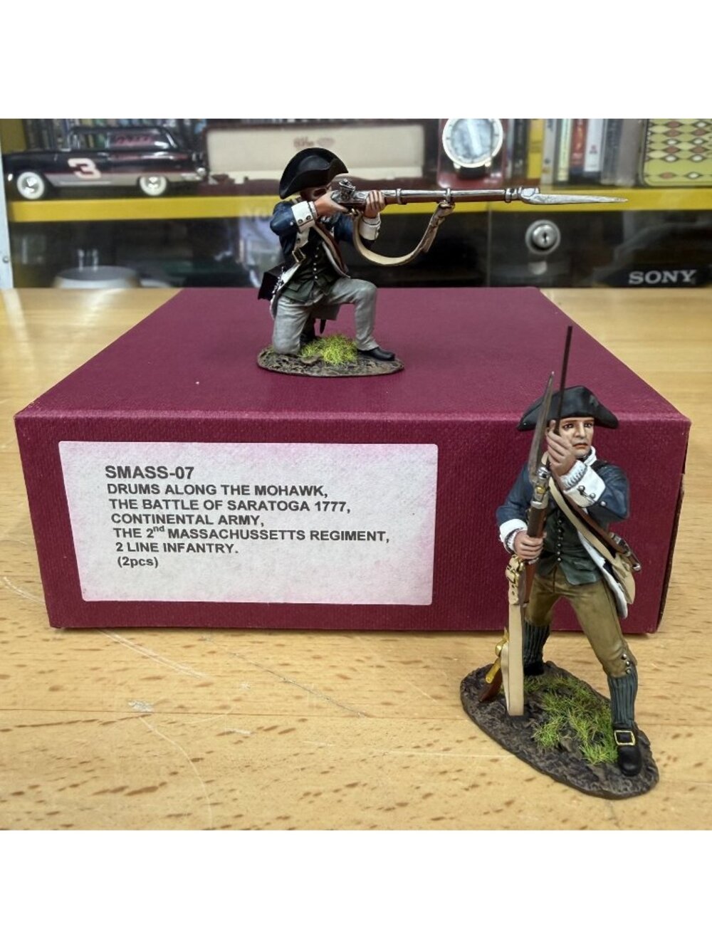 John Jenkins SMASS-07 2nd Massachusetts Line Infantry Saratoga 1777 2pc Boxed
